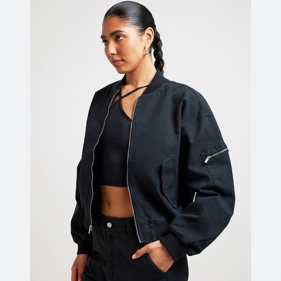 Nike Jackets & Blazers - Nike Jordan Renegade Women's Canvas Jacket Black Medium
